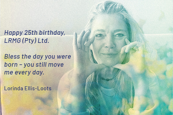 LRMG 25th Birthday Lorinda Ellis 2020 Aged 60